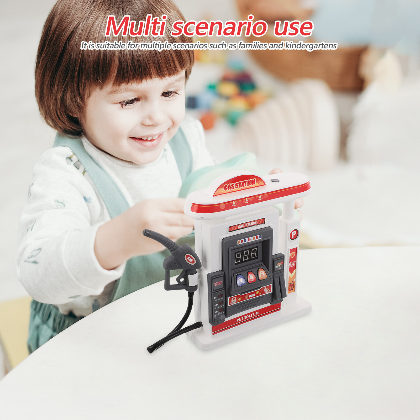 Kids Educational Reader - 1Set Kids Gas Station Simulation Playset