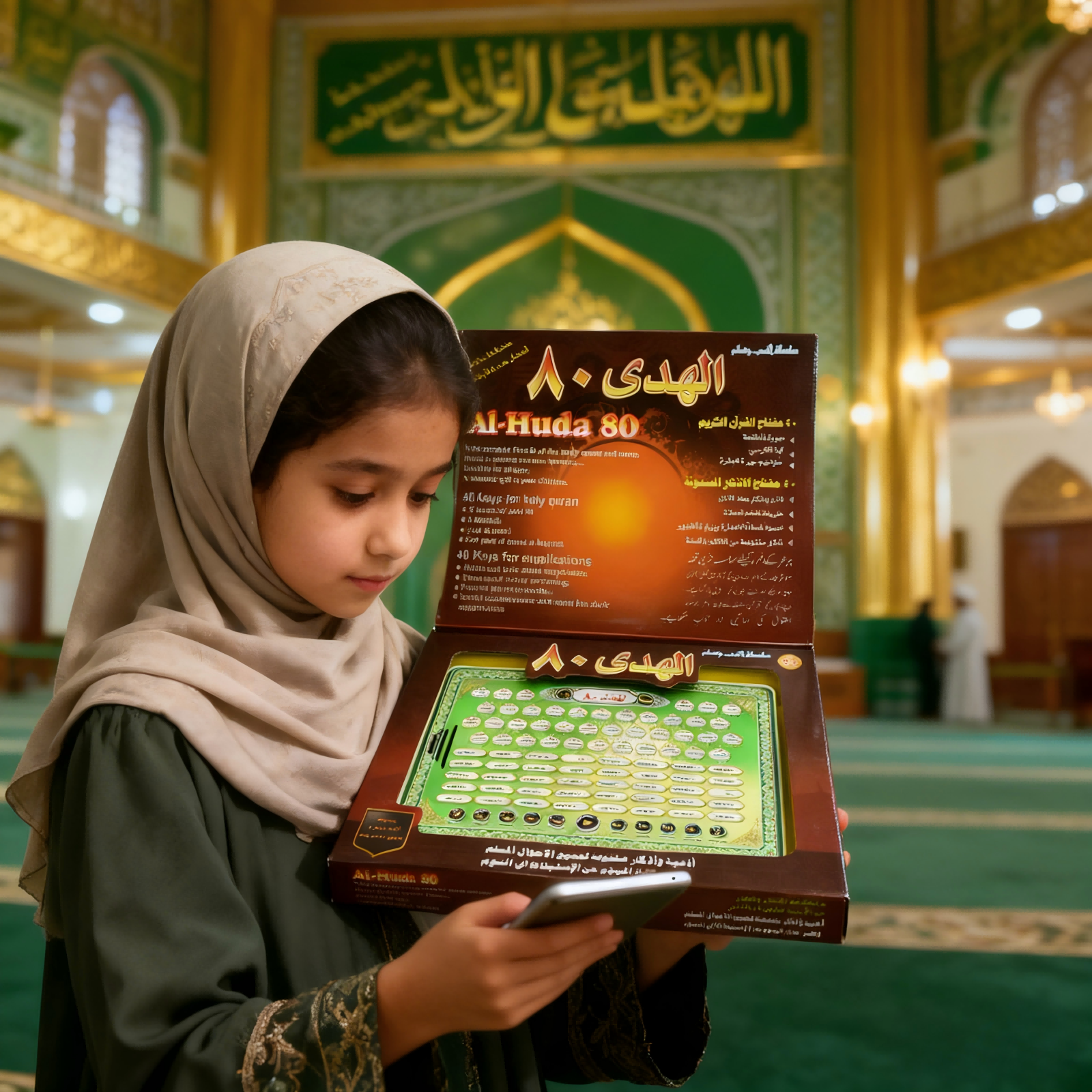 Kids Educational Reader - Al-Huda 80 Quran Learning Machine Islamic