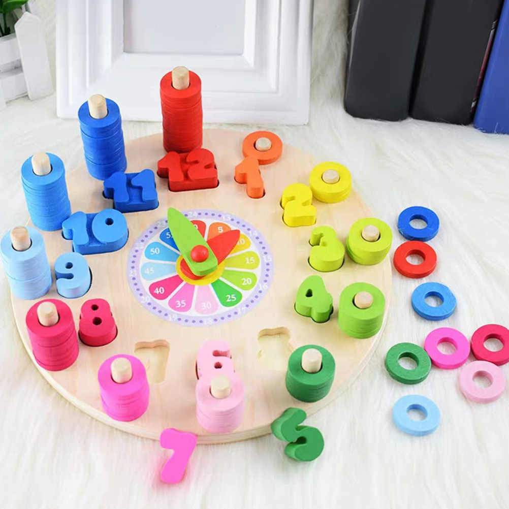 Kids Education Number - 1Pcs Kids Educational Number Clock Learning