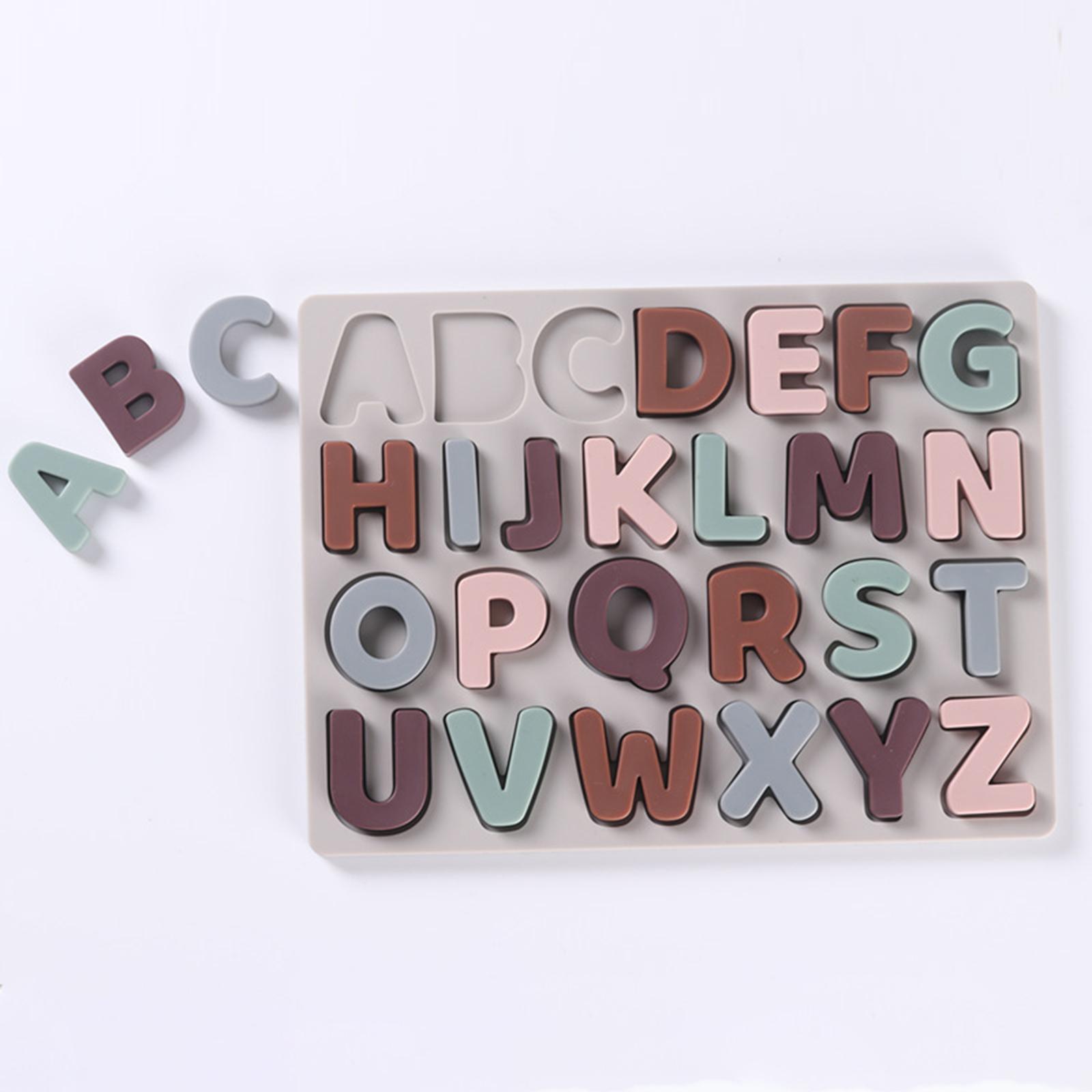 Abc Kids Early Education - Children Silicone Abc Puzzle Early Learning