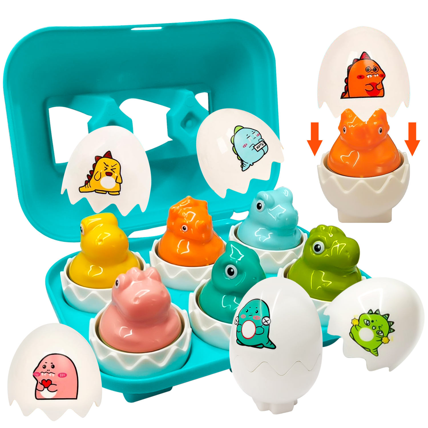 Kids Education Number - Montessori Kids Shape Matching Egg Baby