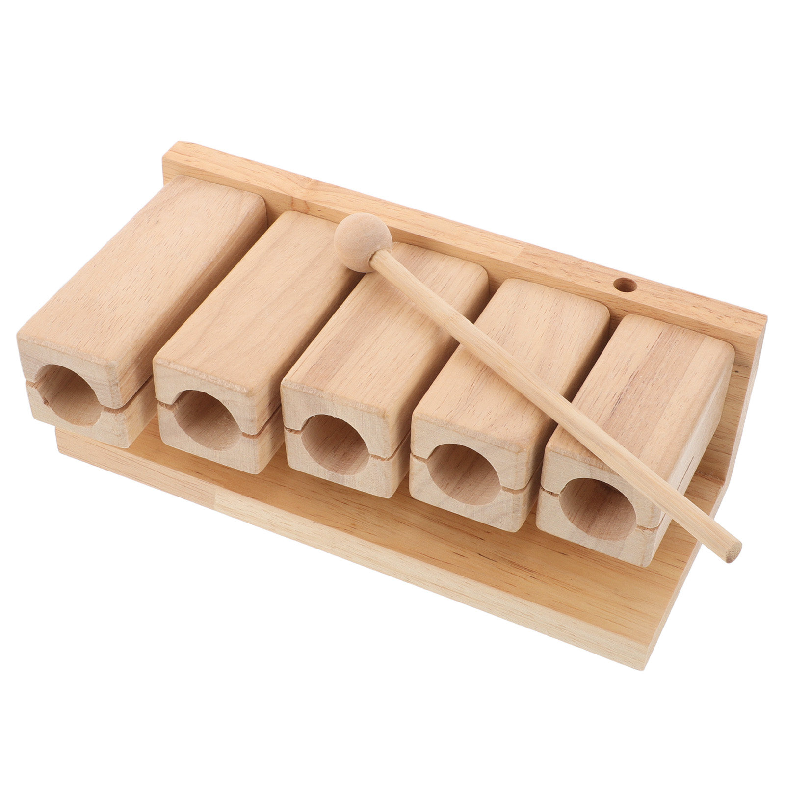 Kids Yoga Education - Wood Percussion Block Musical Instrument 5