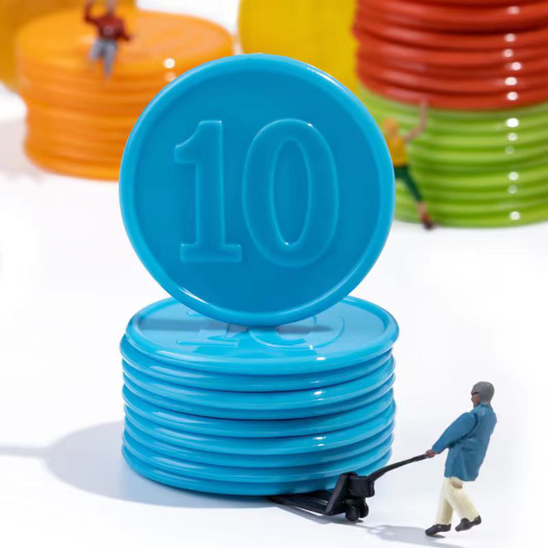 40PCS Poker Chips With Numbers - Kids Education Number 리뷰 및 가격