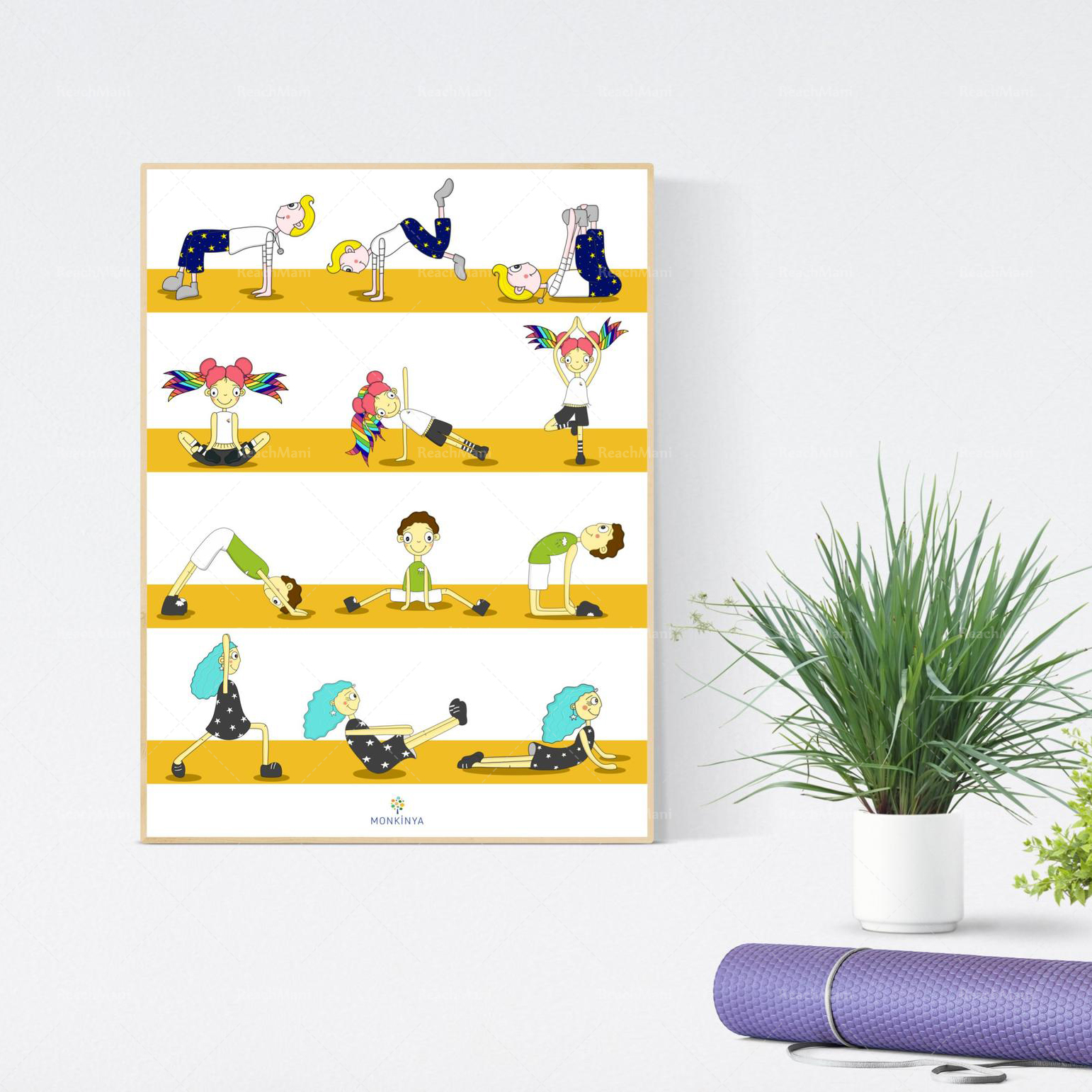 YOGA POSES Practical Life Kids - Kids Yoga Education 리뷰 및 가격