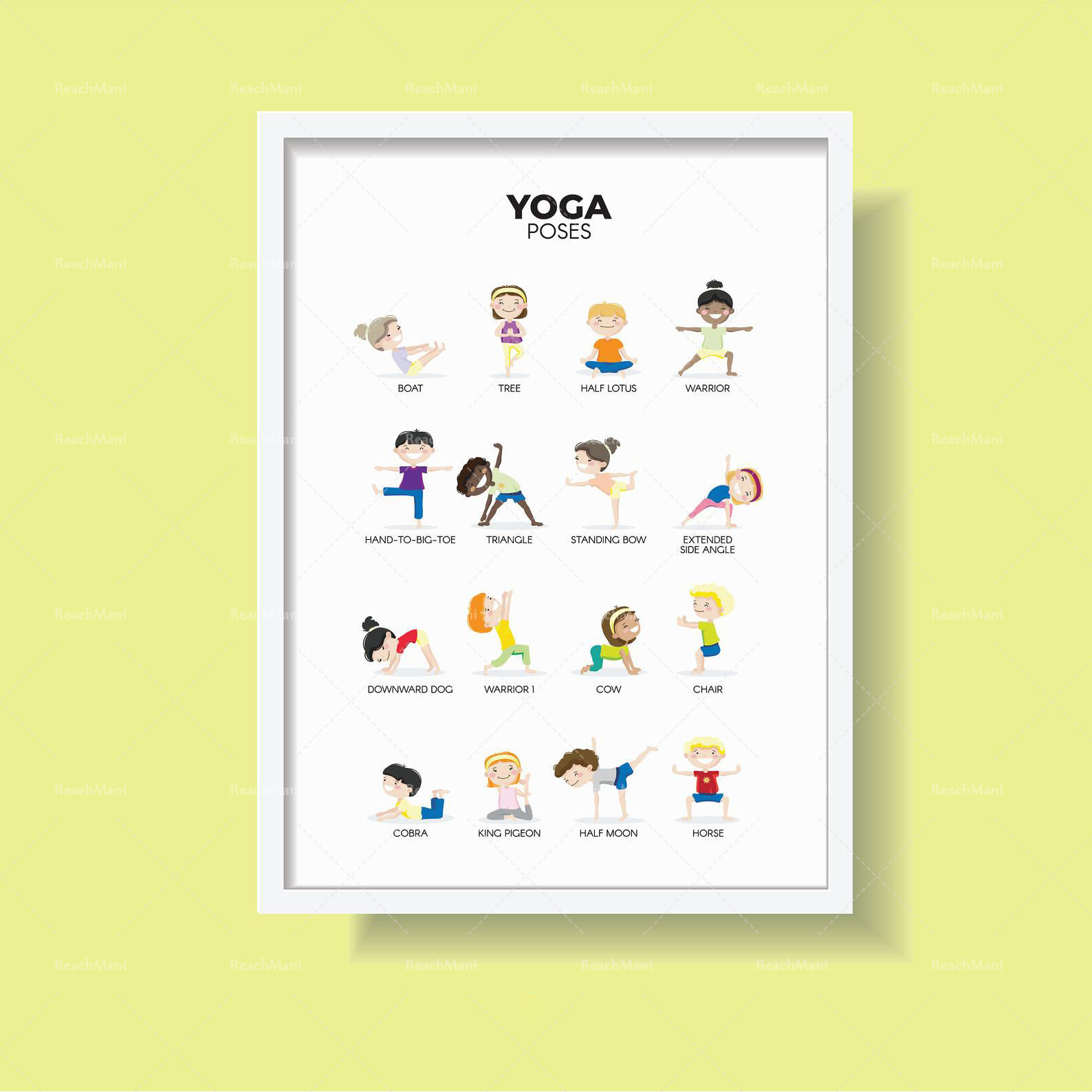 YOGA POSES Practical Life Kids - Kids Yoga Education 리뷰 및 가격