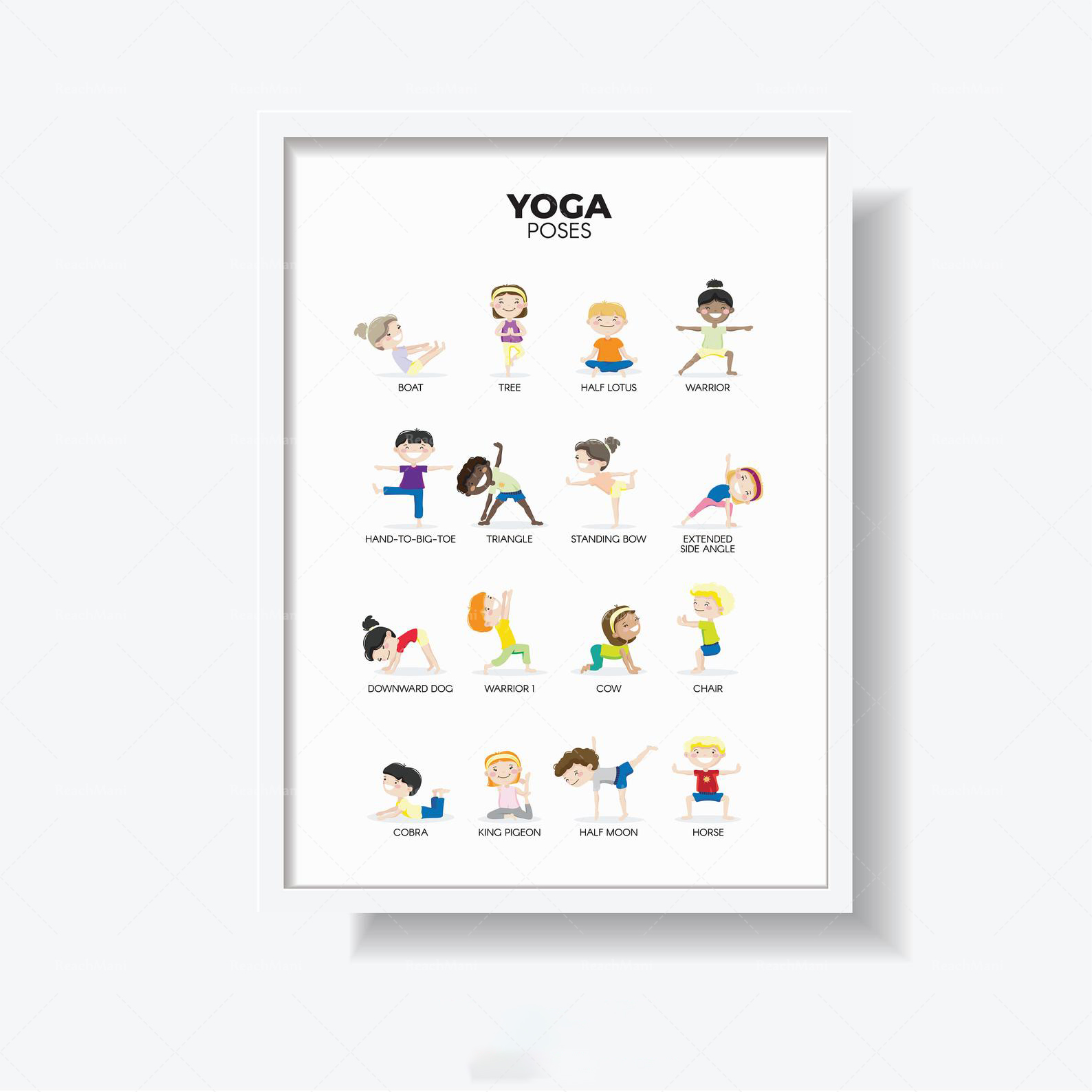 YOGA POSES Practical Life Kids - Kids Yoga Education 리뷰 및 가격