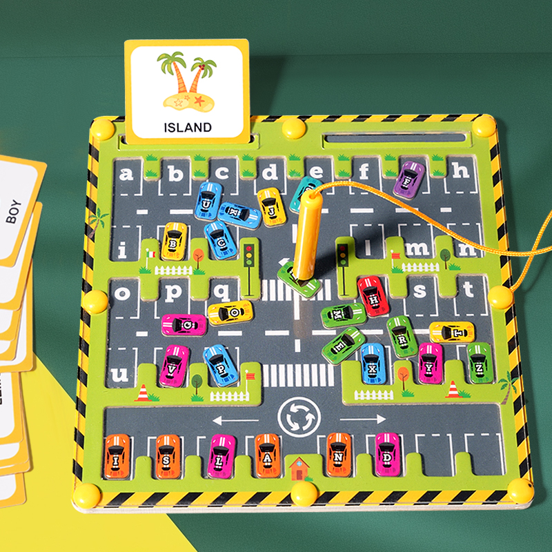 Magnetic Car Alphabet Maze Mon - Abc Kids Early Education 리뷰 및 가격
