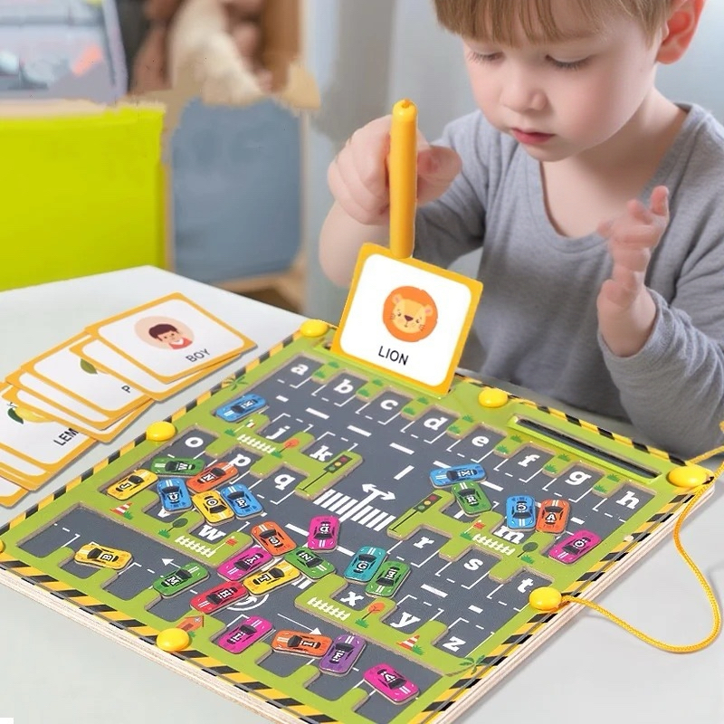 Magnetic Car Alphabet Maze Mon - Abc Kids Early Education 리뷰 및 가격