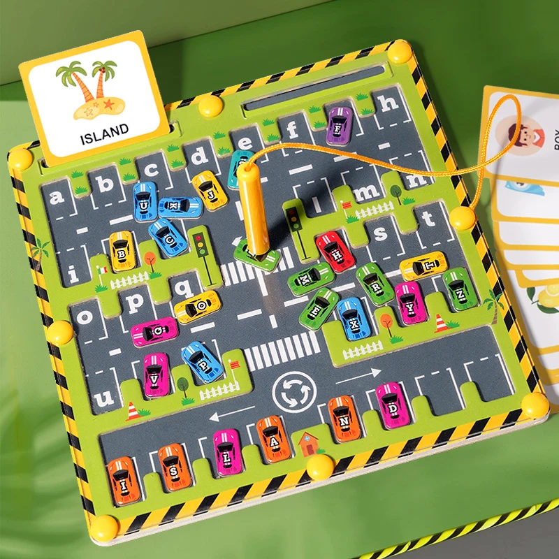Magnetic Car Alphabet Maze Mon - Abc Kids Early Education 리뷰 및 가격