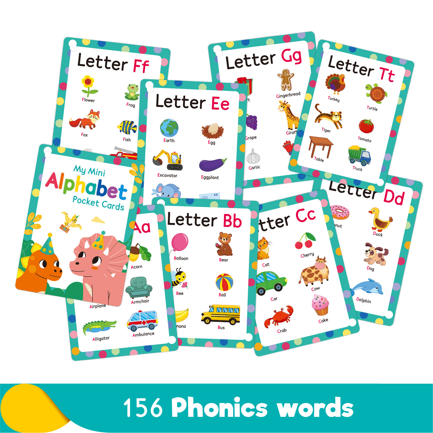ABC Phonics Flash Cards for Ki - Abc Kids Early Education 리뷰 및 가격