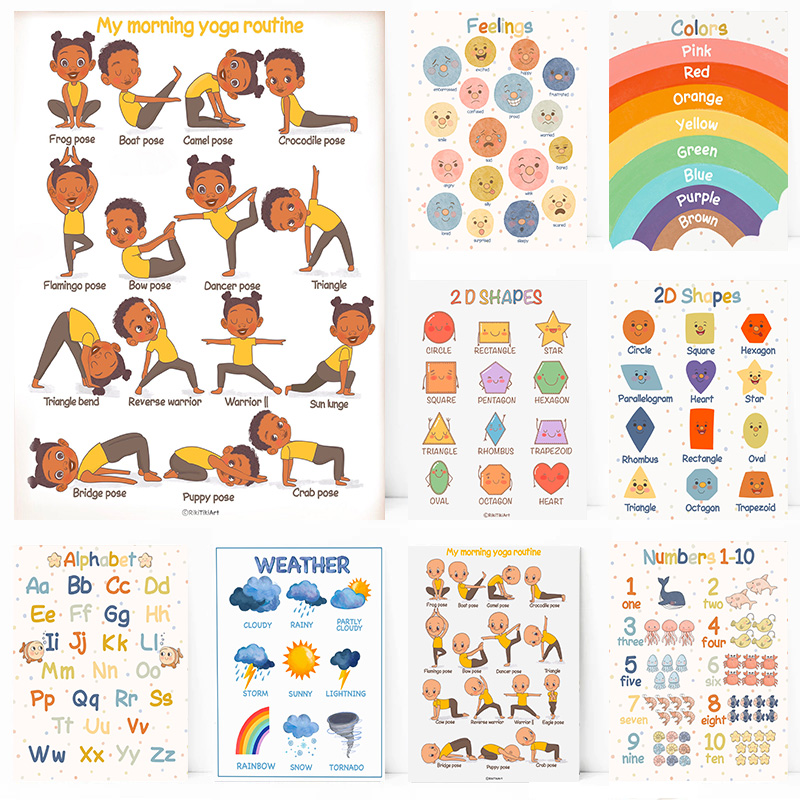 Montessori Educational Kids Yo - Kids Yoga Education 리뷰 및 가격