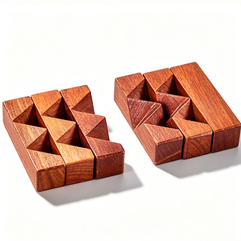 Wooden Knot Puzzle IQ Logic Tr - Kids Education Fun 리뷰 및 가격