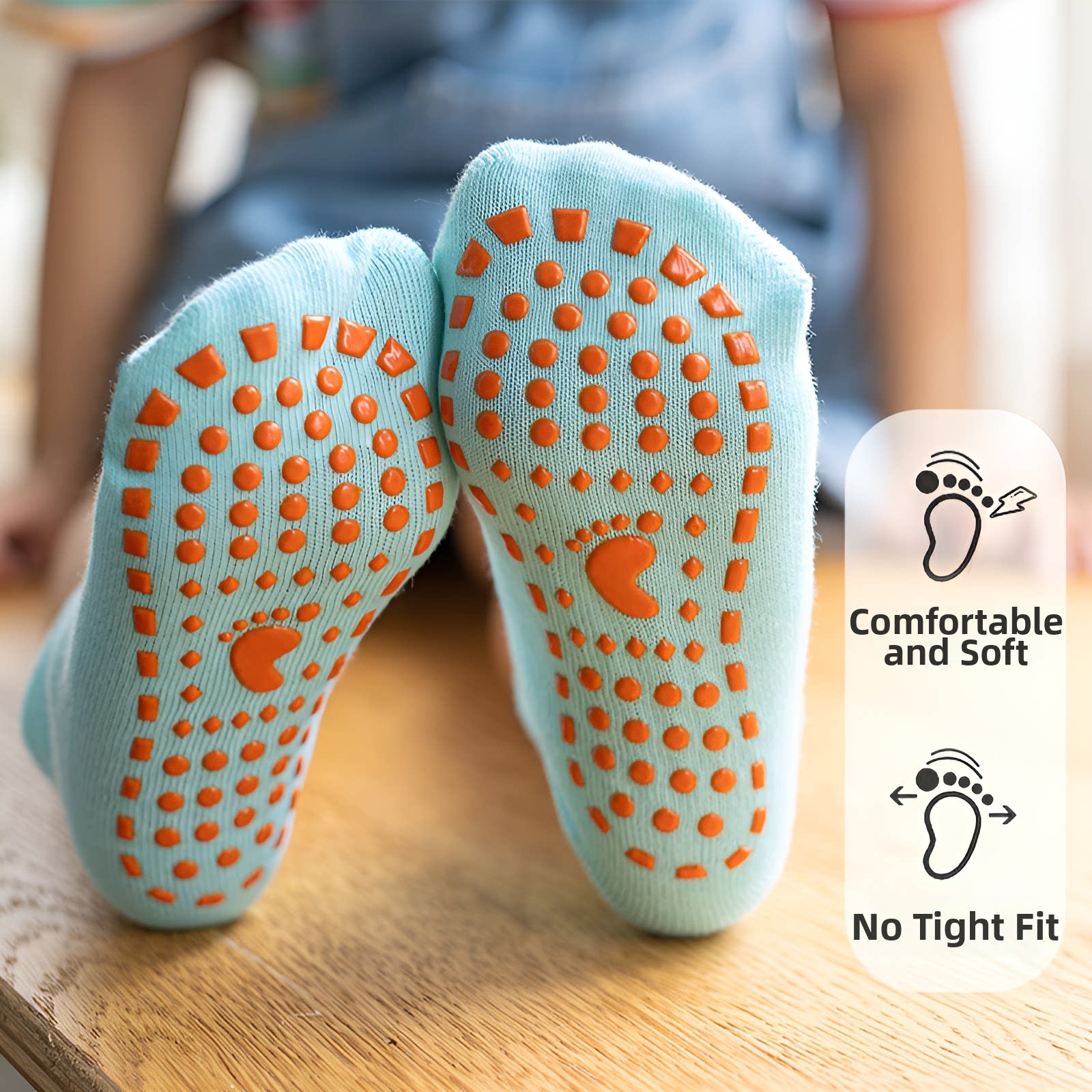 Non-slip Floor Sock Covers Tra - Kids Yoga Education 리뷰 및 가격