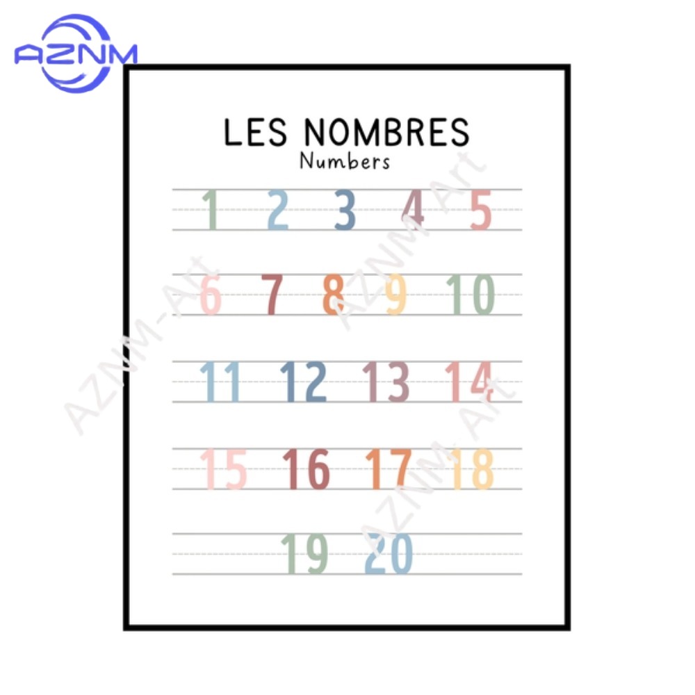1Pc Bilingual French Education - Kids Education Number 리뷰 및 가격