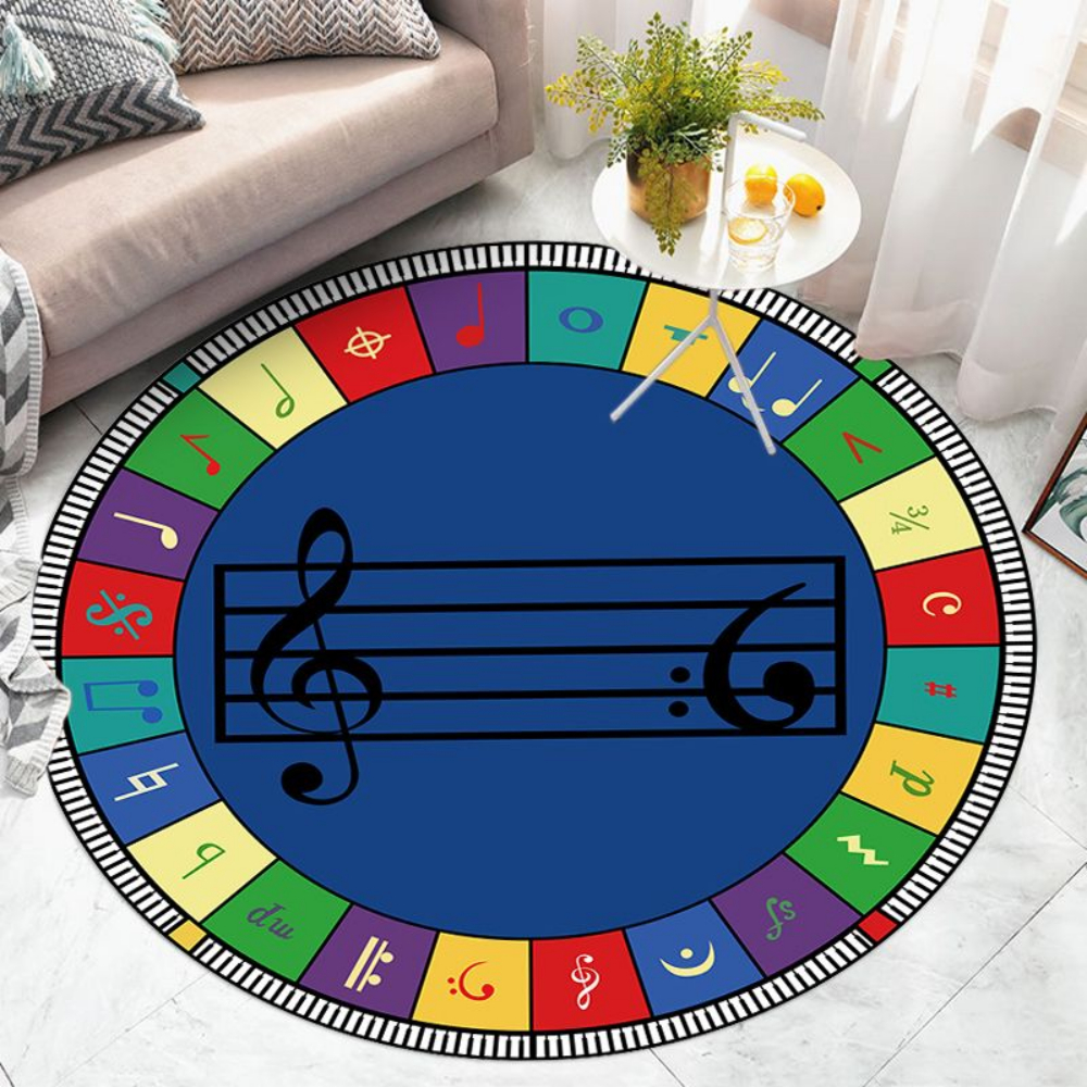 Rainbow ABC Number Round Rug N - Abc Kids Early Education 리뷰 및 가격