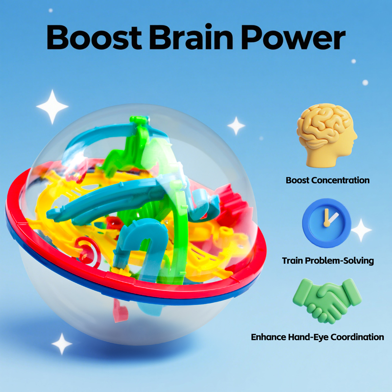 3D Magic Ball Labyrinth Brain  - Educational Globe For Kids 리뷰 및 가격