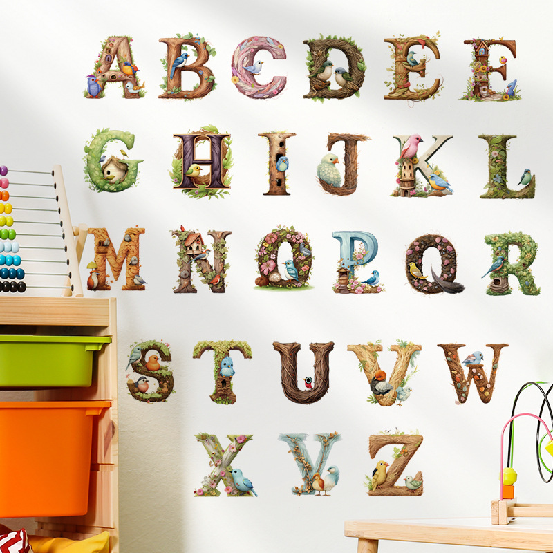 Cute Alphabet Vinyl Wall Decal - Abc Kids Early Education 리뷰 및 가격