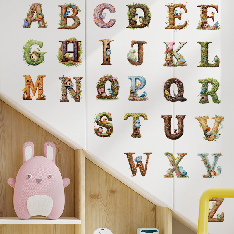 Cute Alphabet Vinyl Wall Decal - Abc Kids Early Education 리뷰 및 가격