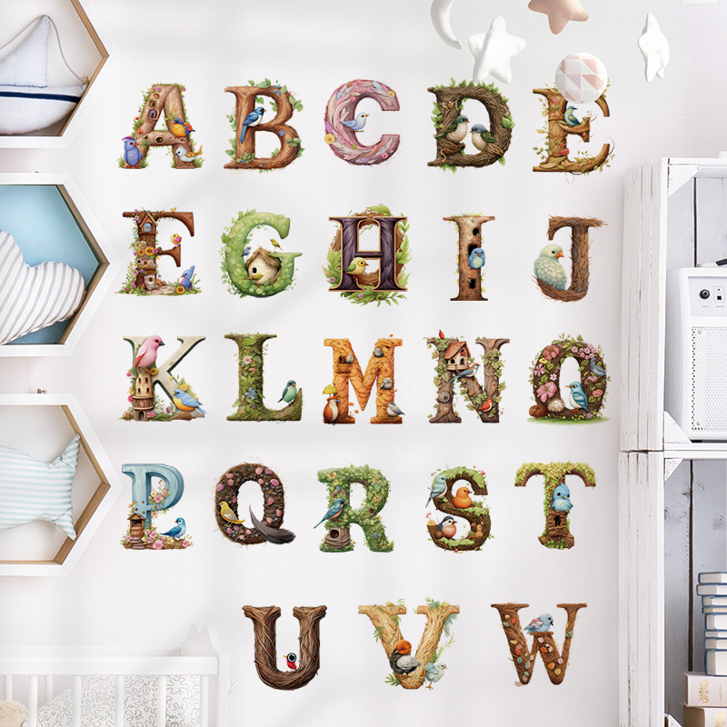 Cute Alphabet Vinyl Wall Decal - Abc Kids Early Education 리뷰 및 가격