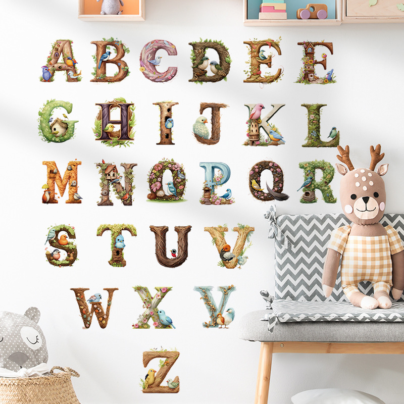 Cute Alphabet Vinyl Wall Decal - Abc Kids Early Education 리뷰 및 가격