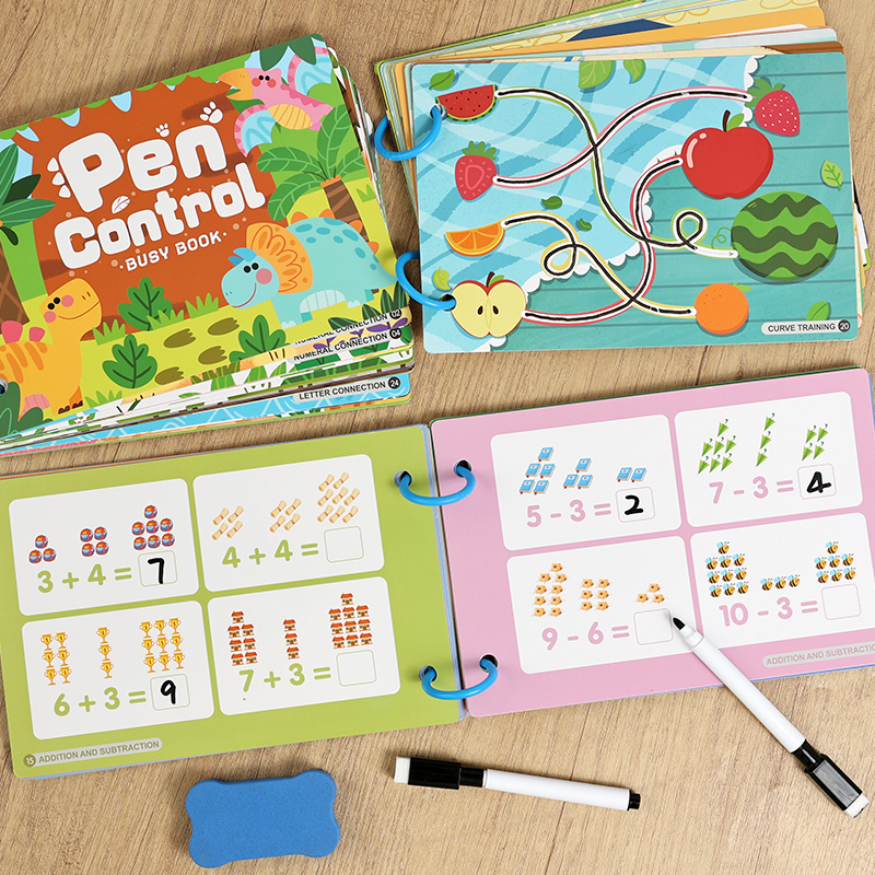Reusable Kids Busy Book Alphab - Kids Education Number 리뷰 및 가격