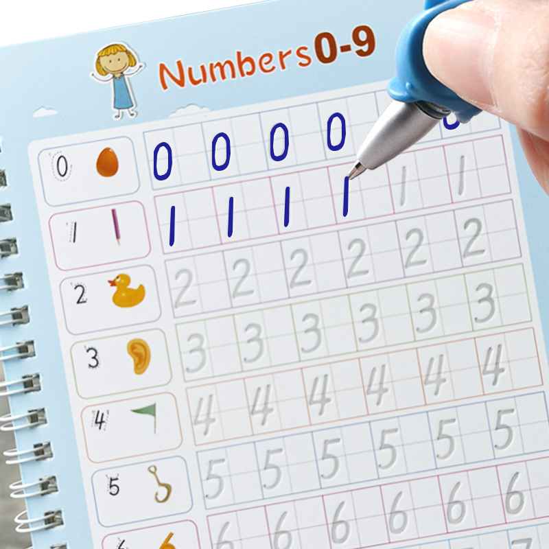 3D Calligraphy Copybook Reusab - Kids Education Number 리뷰 및 가격