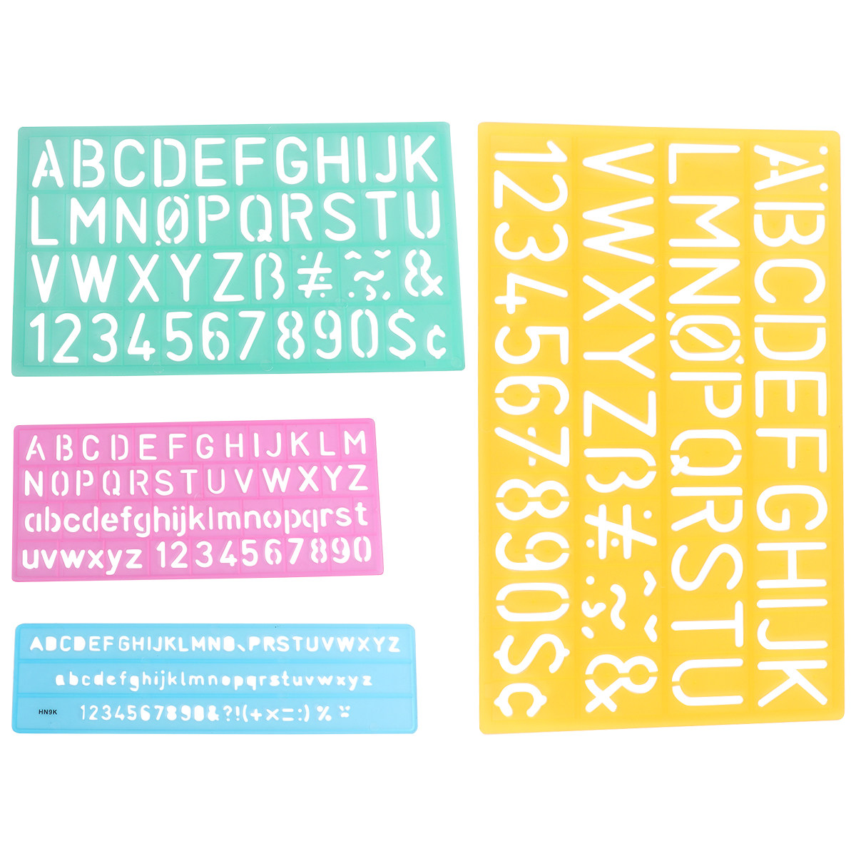 4Pcs Plastic Graffiti Rulers A - Kids Education Number 리뷰 및 가격