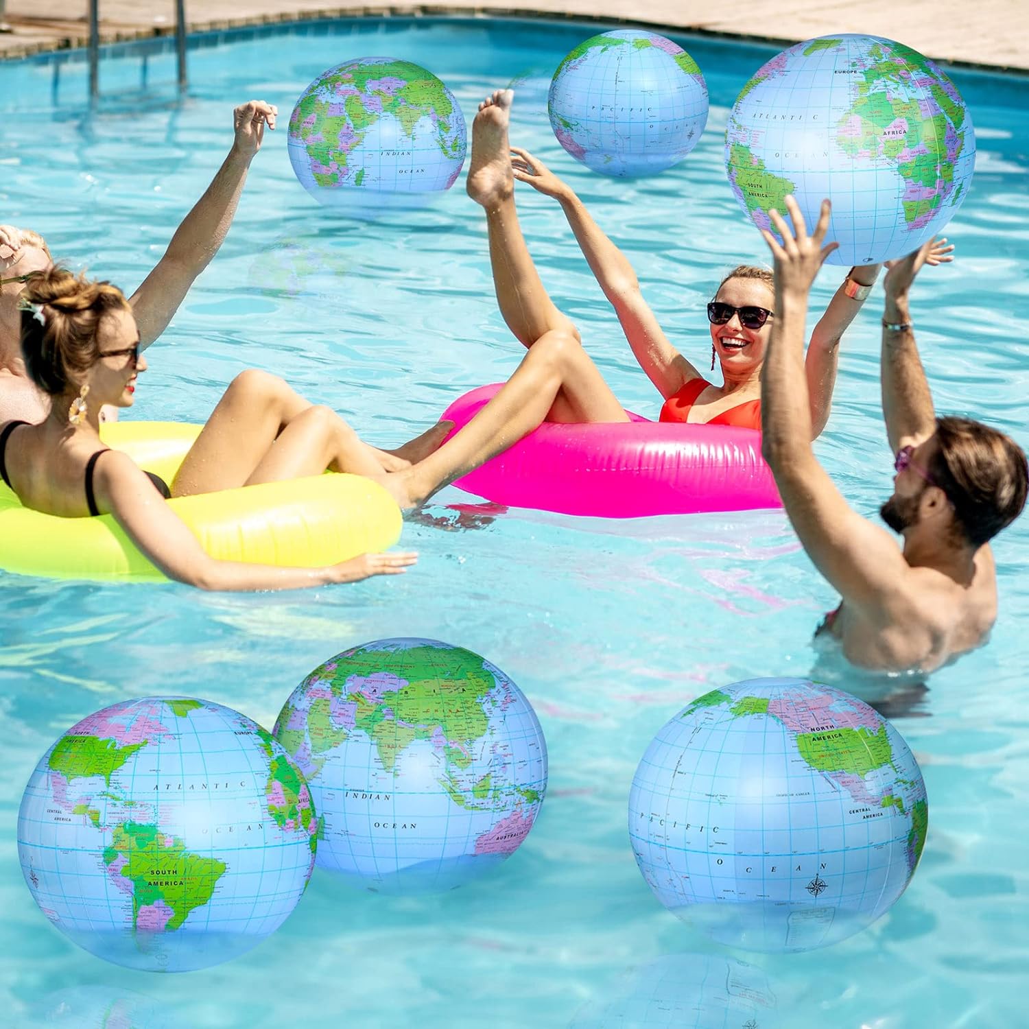 1/2/4 PCS Inflatable Globe Blo - Educational Globe For Kids 리뷰 및 가격