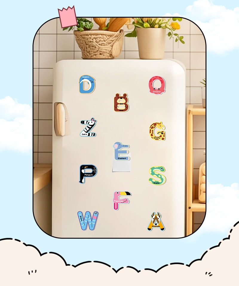52Pcs Alphabet Magnetic Fridge - Abc Kids Early Education 리뷰 및 가격