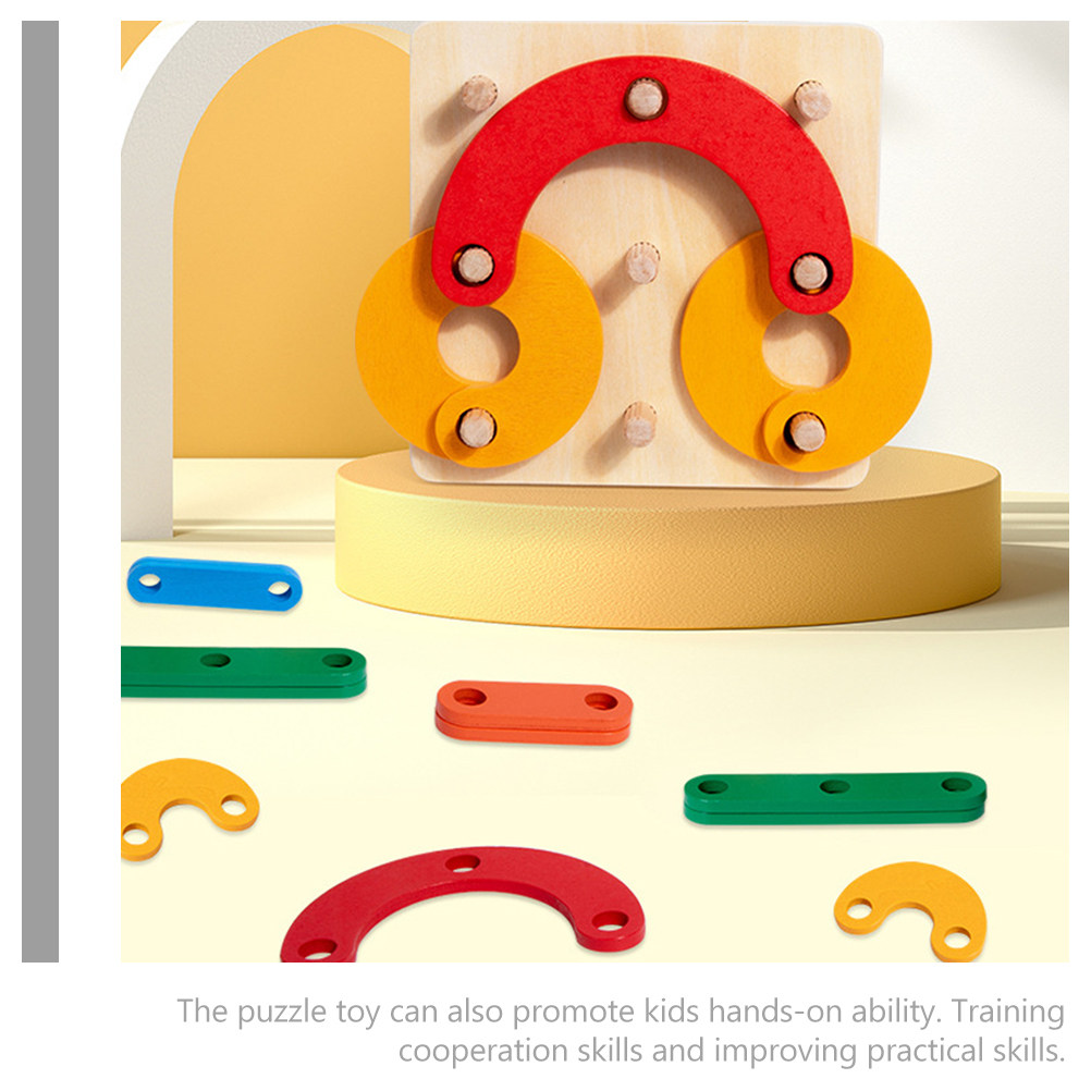 1Set Wooden Cognitive Puzzle C - Kids Education Fun 리뷰 및 가격