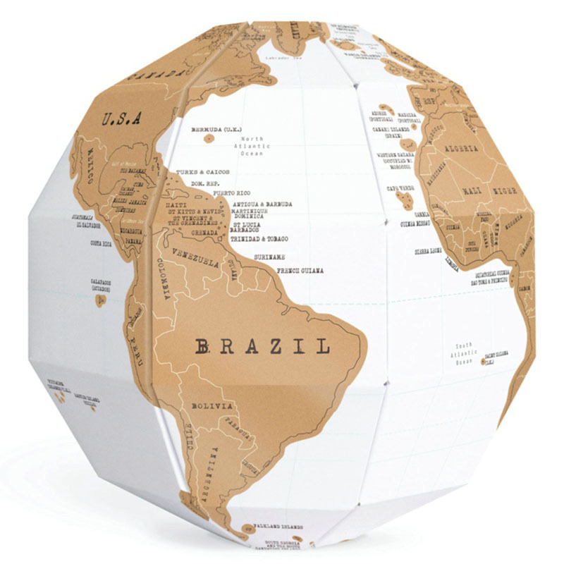 Scratch World Map DIY Assembly - Educational Globe For Kids 리뷰 및 가격