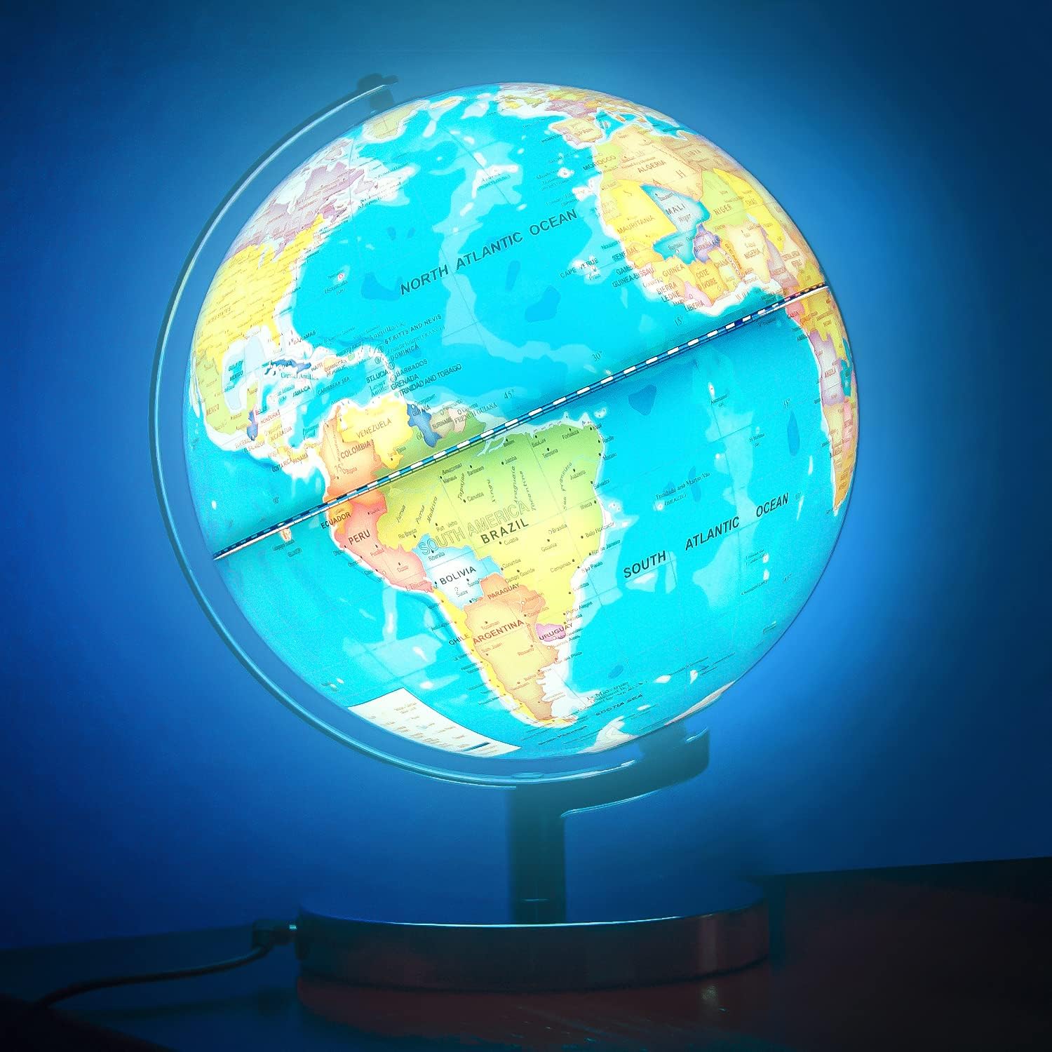 6 in1 Illuminated World Globe  - Educational Globe For Kids 리뷰 및 가격
