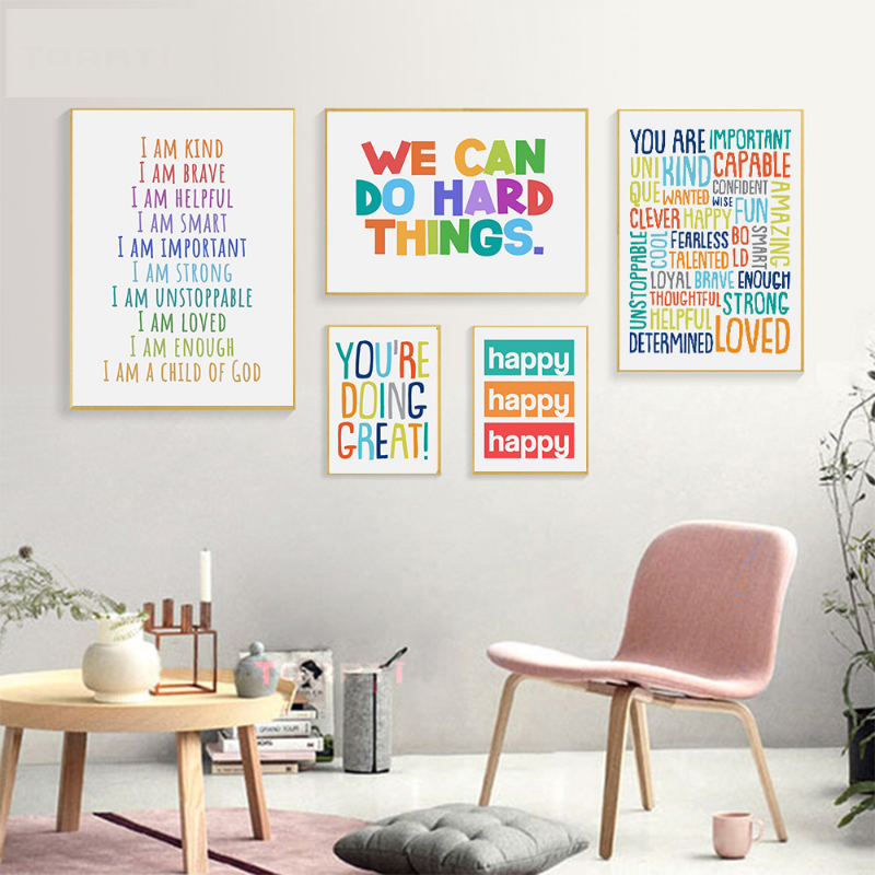 Positive Kid Classroom Wall Pi - Kids Education Motivation 리뷰 및 가격