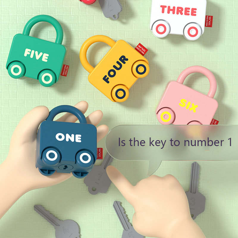 Baby Learning Lock with Key Ca - Kids Education Number 리뷰 및 가격