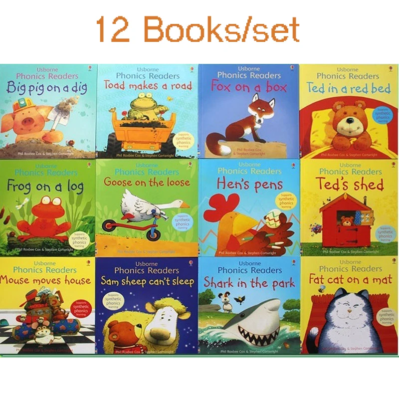 12Books for 1 Set Kids Usborne - Kids Educational Reader 리뷰 및 가격
