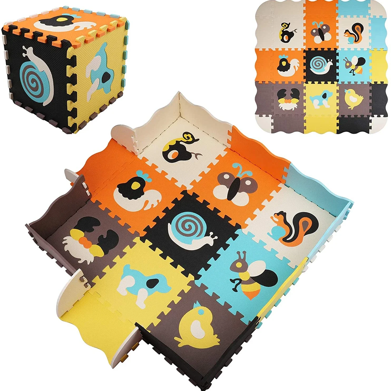 Animal Pattern Baby Play Mat P - Kids Yoga Education 리뷰 및 가격