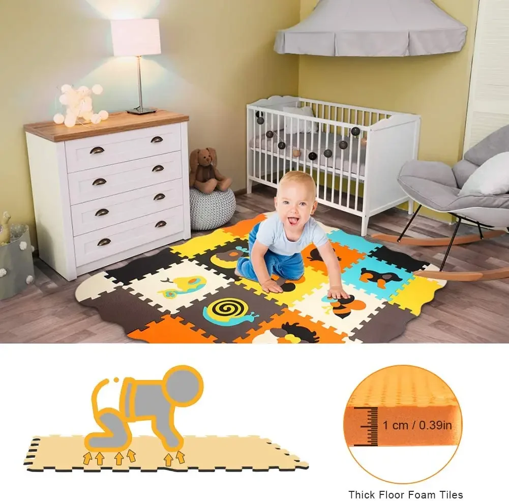Animal Pattern Baby Play Mat P - Kids Yoga Education 리뷰 및 가격