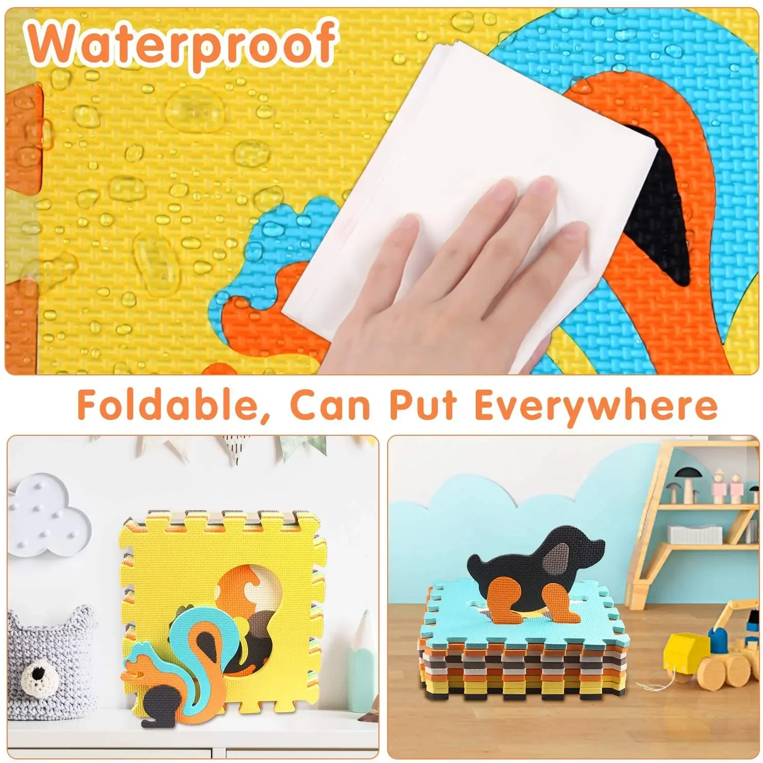 Animal Pattern Baby Play Mat P - Kids Yoga Education 리뷰 및 가격