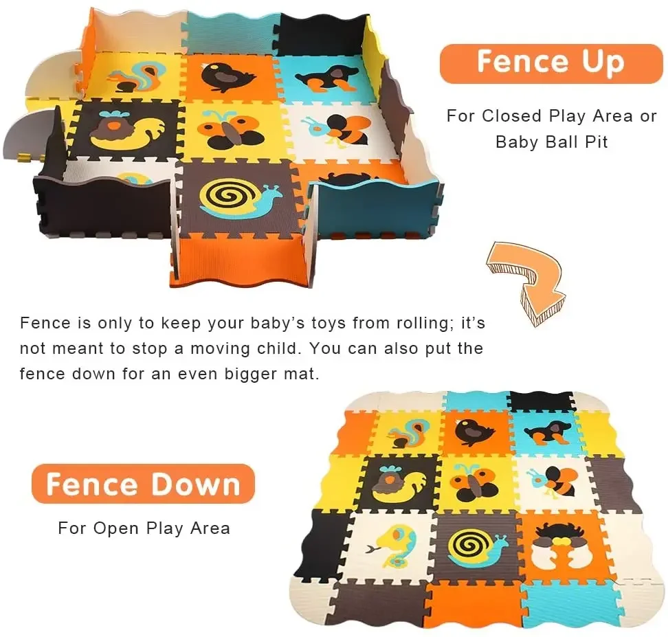 Animal Pattern Baby Play Mat P - Kids Yoga Education 리뷰 및 가격
