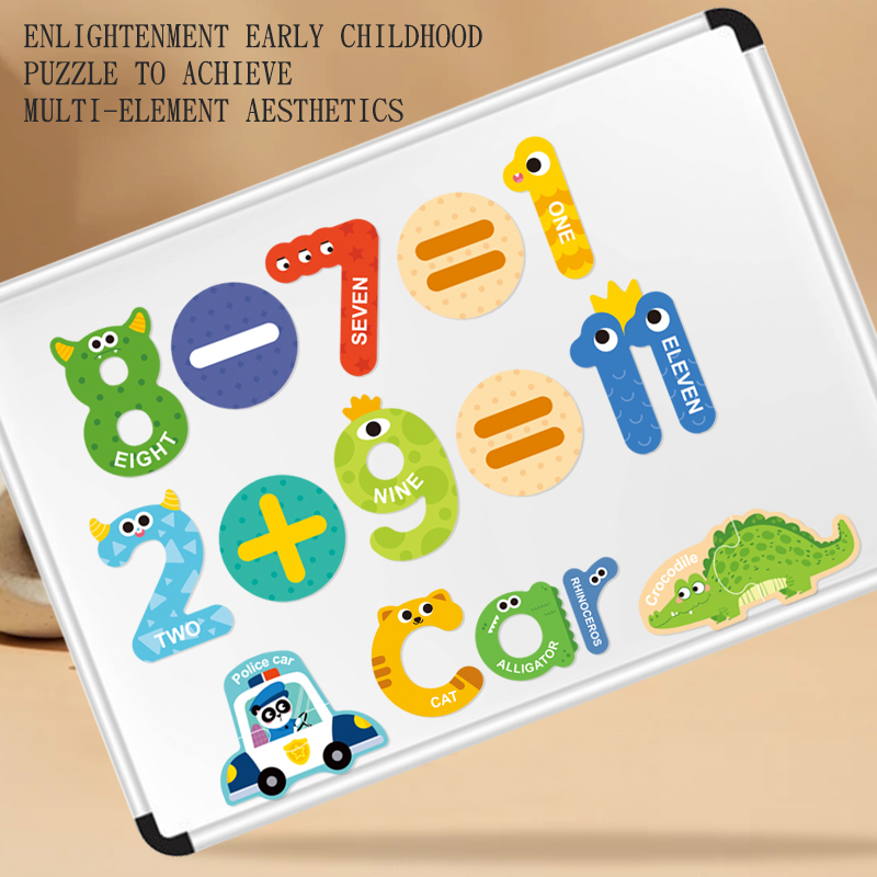 Magnetic Cognitive Matching Pu - Kids Education Number 리뷰 및 가격